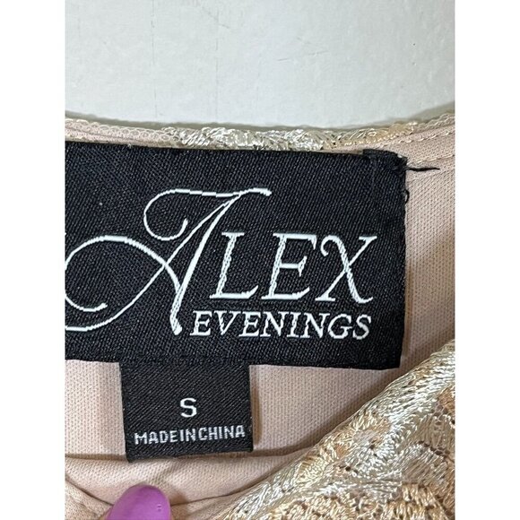 Alex Evening Top Women S Tan Floral Tank Embroidery Boho Western Y2K 80s Retro - Picture 2 of 9